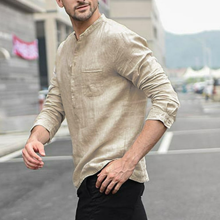 Linen polo on sale long sleeve