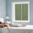 thumbnail image 4 of Green Solid Color Window Privacy Film, Aesthetics Contemporary Luxury Static Cling UV Sun Blocking Tint Film Heat Control Windows Films for Bedroom Bathroom, Window Stickers 17.7"x39.3", 4 of 8