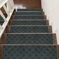 thumbnail image 4 of YingTaiLi Non-slip Stair Treads,Black Anti-Slip Stair Mats,Stair Rugs for Indoor Stairs,Stair Tread Covers with TPE Backing,Stair Carpet Runners for s and Kids,Stain Resistant,Pre-Cut Size 15pcs, 4 of 6