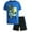 Blue Legend, variant on Pro Athlete Boys Shorts Set - 2 Piece Athletic Performance T-Shirt and Gym Shorts Activewear Set