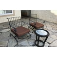 thumbnail image 4 of 2 Pack 25"x25"x5" Memory Foam Platform Water-resistant Cushions for Outdoor Patio Seats, 4 of 7