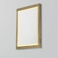 thumbnail image 4 of ET2 Lighting E42052-OK Sawyer 24 x 32 in. Framed LED Mirror - Oak, 4 of 5
