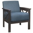 thumbnail image 1 of Lexicon Herriman Upholstered Accent Chair in Blue, 1 of 6