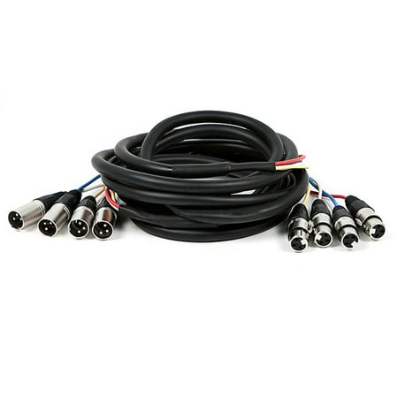 - MONOPRICE 15' 4-Channel XLR Male to XLR Female Snake Cable