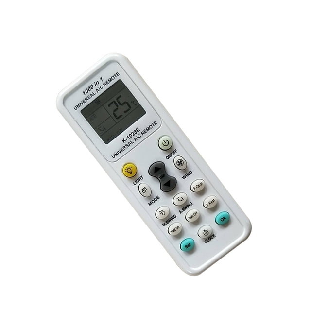 Tholdsy Control remoto inalámbrico para aire acondicionado, botón de presión A/C, controlador de plástico, interruptor de pieza de Electrónica