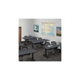 thumbnail image 2 of HomeStock Gothic Glamour 42" x 24"Training Table- Grey, Adjustable and Foldable Office Table with Wheels for Meeting Rooms and Classrooms, 2 of 6