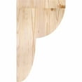 thumbnail image 3 of 4"W x 12"D x 20"H Crestline Rough Sawn Corbel, Douglas Fir, 3 of 9