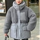thumbnail image 1 of Parkas de manga larga para mujer, ropa de algodón, ropa de algodón con capucha para mujer, cachemir, pelo de cordero, plumón de algodón, abrigo de algodón para mujer, abrigo exterior para mujer., 1 of 6