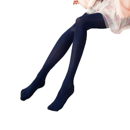 Parvistic Lady Silk Stocking Pantyhose Panty Hose Stockings for Women (Dark Blue)