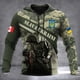 thumbnail image 4 of Nueva sudadera con capucha con estampado de camuflaje y bandera de Canadá con emblema nacional ucraniano en 3D para hombres y mujeres, sudadera informal con capucha militar, ropa, 4 of 5