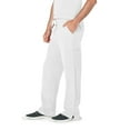 thumbnail image 5 of Adar Addition Scrub Set for Men - Classic V-Neck Scrub Top & Cargo Scrub Pants - A9300 - Fresh White - XL, 5 of 7