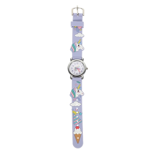 MasteelfCA Adorable Unicorn Pattern Watch Colorful Plastic Strap Watch Boy Girl Wrist Watch