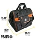 thumbnail image 5 of Bolsa para herramientas Klein Tools 55469 Tradesman Pro, abierta, 5 of 9
