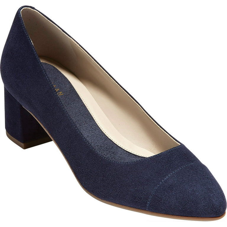 Cole haan navy blue pumps best sale