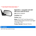 thumbnail image 2 of Right Mirror - Compatible with 2007 GMC Sierra 2500 HD Classic, 2 of 2