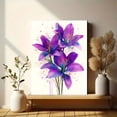 thumbnail image 6 of Purple Iris Dining Entryway Home Wall Art Decor, 6 of 8