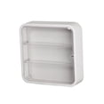 thumbnail image 1 of Wall Mount Showcase,Wall Mount Figures Display Cabinet for Collection,Clear Acrylic Display Case for Mini Toy Spice Can,Desktop 3 Layer Storage Box Cabinet Organizer,3 Tier Storage Box White, 1 of 8