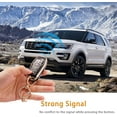 thumbnail image 4 of HAHDAXIA pour Ford Key Fob Cover Soft TPU Full Protection Smart Key Case Shell with Bling Keychain Fit for Ford F150 Explorer Mustang Edge Lincoln MKZ MKX MKC 5 Buttons Smart Key Case Holder(R, 4 of 6