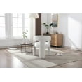 thumbnail image 5 of Guyou Modern Faux Fur Upholstered Dining Chair, Cute Barrel Side Armchair Kitchen Chair with Armrests and Back for Living Room Dining Room Bedroom, White, 5 of 12