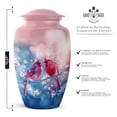 thumbnail image 2 of KARYLIZ Cardinal Urn - Urns for Ashes Mom & Dad - Cremation Urns For Human Ashes - Large Urn for Adult Ashes Male & Female - Decorative Funeral For Ashes For Women & Men (10 Inch), 2 of 2