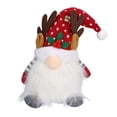 thumbnail image 1 of Gnomo navideño rojo que trae felicidad, agrega moda, trae buena suerte, muñeca luminosa enana, 1 of 14