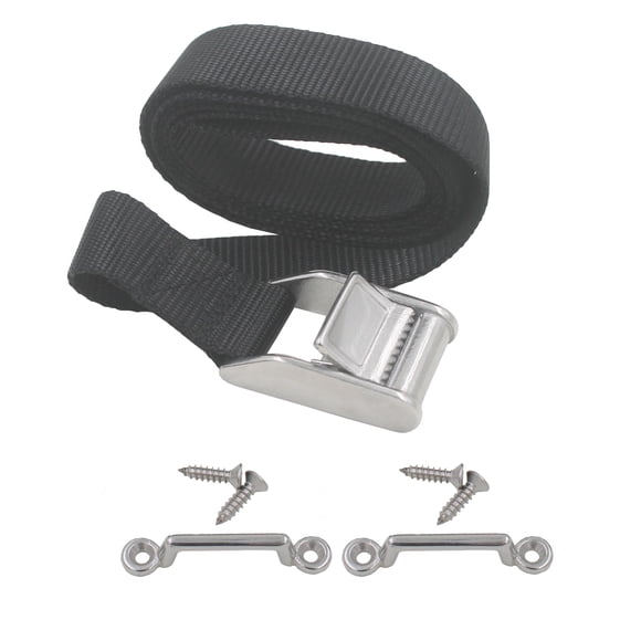 Cargo Strap YYST Correa de depósito de combustible de 183 cm con acero inoxidable