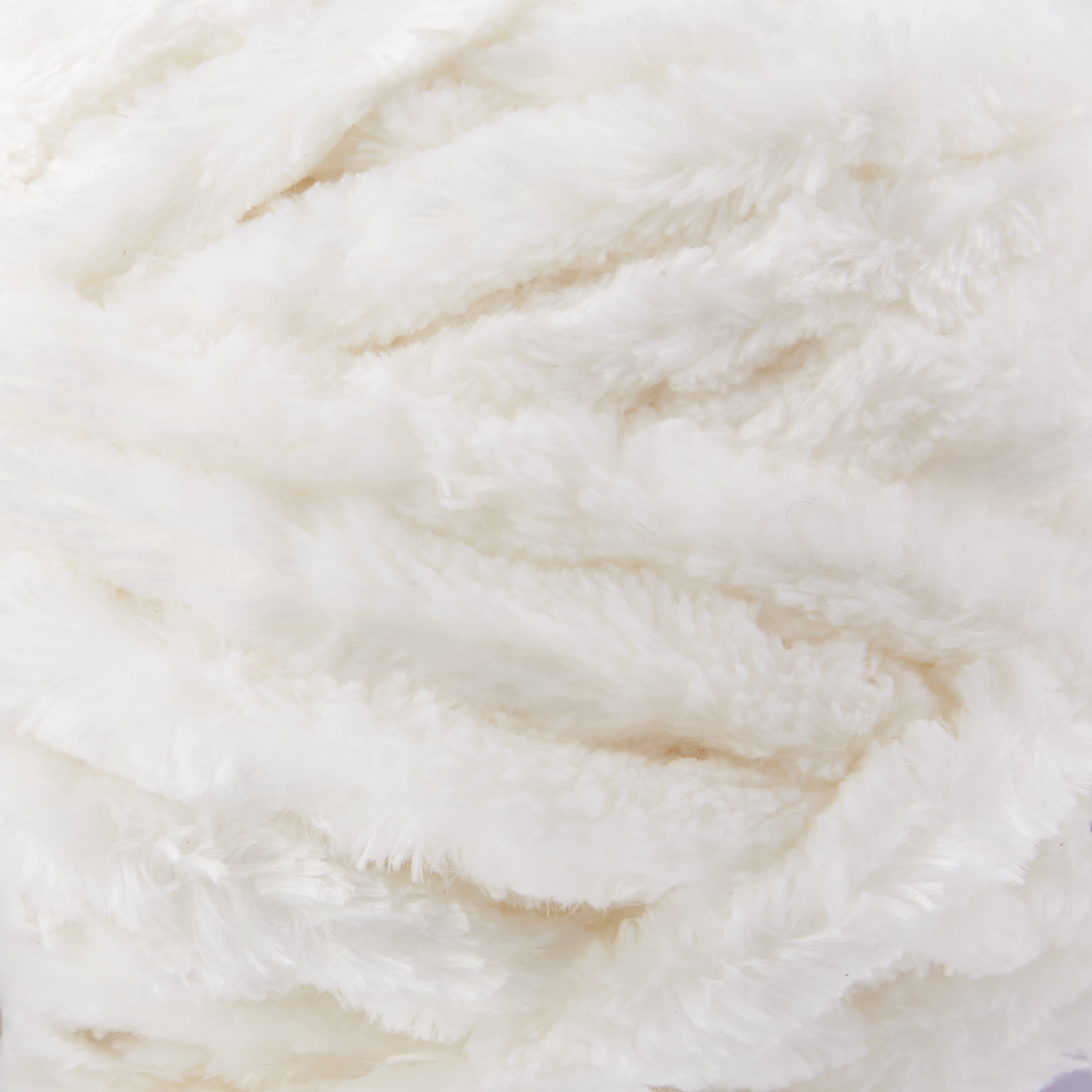 Mainstays Velvet Yarn, 80 yd, Arctic White, 100% Polyester