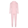 thumbnail image 4 of ZZwxWA Womens Two Pieces Tracksuit Outfits Casual Long Sleeve Zipper Hooded Sweatsuit and Drawstring Pants Set with Pockets Holiday Deals, 4 of 5