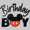 thumbnail image 2 of Toddler's Mickey & Friends Birthday Boy Mousey Silhouette  Graphic Tee Athletic Heather 2T, 2 of 3