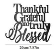 thumbnail image 3 of Vikakiooze Home Decor , Truly Blessed Unique Wall Metal Sign Wall House Gift Sign Art Dec, 3 of 9