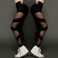 thumbnail image 2 of Leggings con costuras de alta elasticidad para mujer: largos, cintura media, ropa deportiva para todas las estaciones, 2 of 8