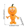 thumbnail image 5 of Shoreew Halloween Ornament Cartoon Style Vivid Expression Design Pumpkin Decoration Joyful Festive Atmosphere Decor, 5 of 7