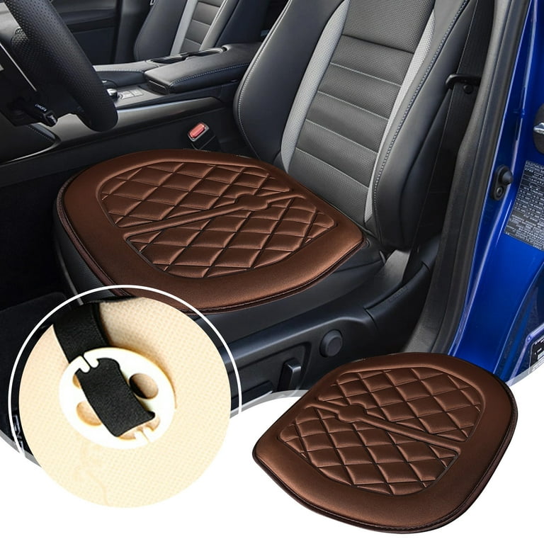 SDJMa Car Pressure Relief Memory Foam Comfort Seat Protector for Car Driver  Office/Home Chair Seat Cushion with Non Slip Bottom - Polychrome 