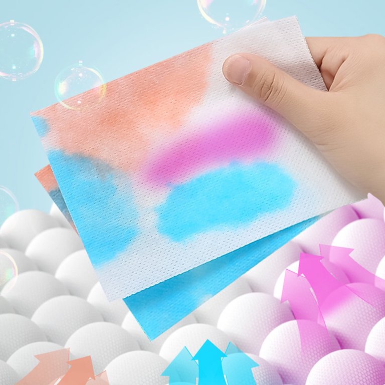 Dyeing Laundry Sheets Washing Machine Laundry Paper Clothes Not Dyeing Color  Absorbing Sheets (Bathroom Products) 