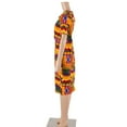 thumbnail image 4 of African Print Dresses for Women Short Sleeve Dashiki Traditional Clothing WY6482, 4 of 5
