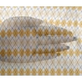thumbnail image 4 of oneOone Viscose Chiffon Yellow Fabric Argyle Check Dress Material Fabric Print Fabric By The Yard 42 Inch Wide, 4 of 4