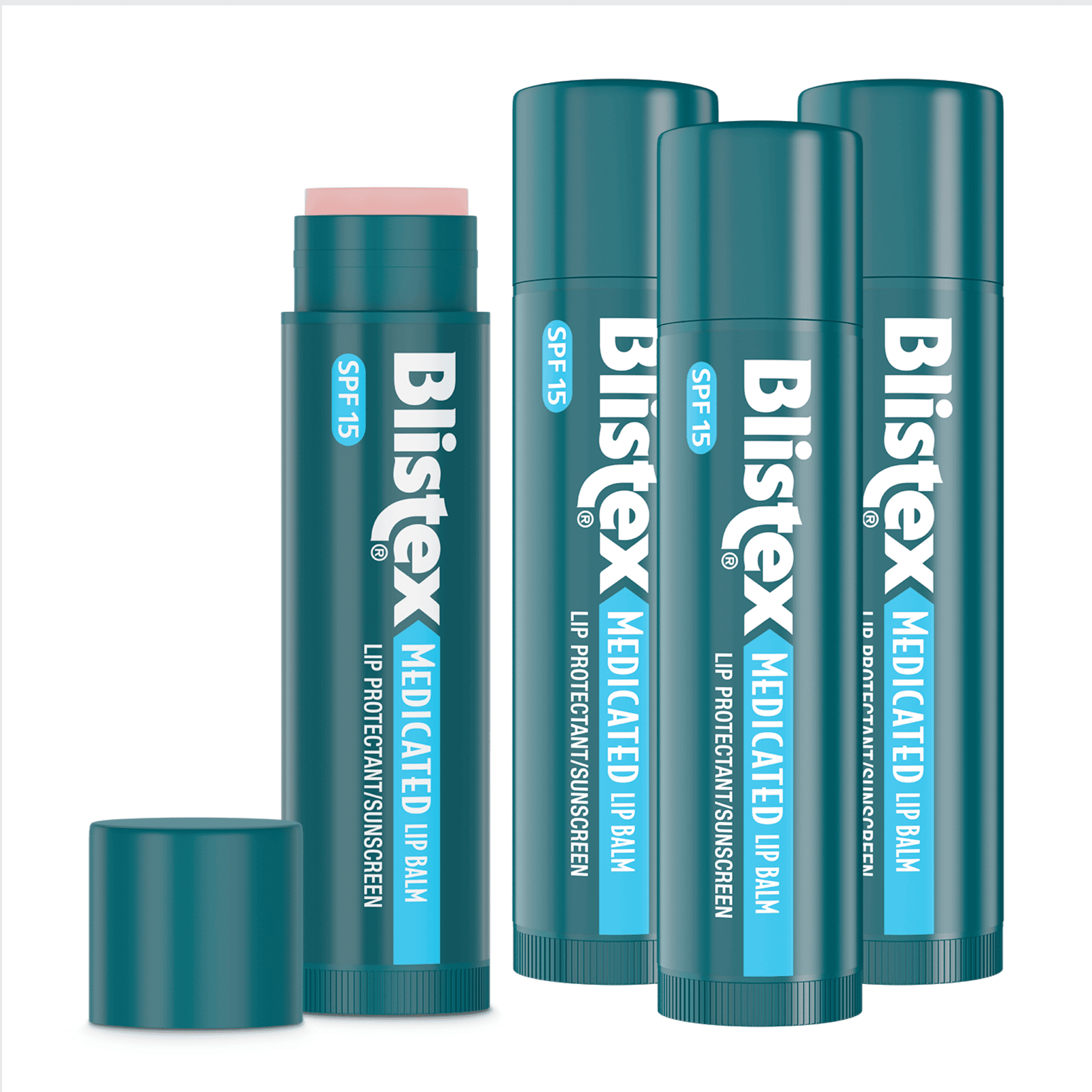 (2 pack) Blistex Medicated Balm 4pk 0.15oz