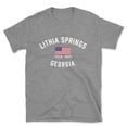 thumbnail image 1 of Lithia Springs Georgia Patriot Men's Cotton T-Shirt, 1 of 1