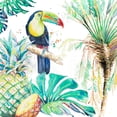 thumbnail image 2 of Pinto, Patricia 15x15 White Modern Wood Framed Museum Art Print Titled - Toucan on Tropical Background, 2 of 4
