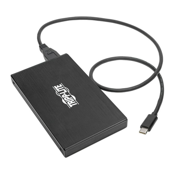 Tripp Lite USB 3.1 Gen 2 Gbps) 2.5 in. to USB-C Enclosure with UASP Support, Thunderbolt 3 Compatible - Walmart.com