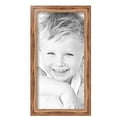 thumbnail image 2 of ArtToFrames 9" x 18" Honey Picture Frame, 9x18 inch Brown Wood Poster Frame (WOM-4085), 5 Pack, 2 of 7