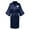 Blue, variant on TIMIFIS Silk Robes for Women Plus Size Bride Bridesmaid Party Satin Bathrobe V Neck Sleepwear Loungewear Dressing Gowns with 3/4 Sleeve - Spring/Summer