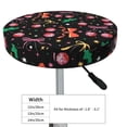 thumbnail image 4 of Cauagu Housses de Tabouret Rondes Imprimé Miroir Disco, Coussin de Siège pour Tabouret Rond Housse de Siège pour Chaise de Bar Ronde s'Adapte à Coussin de Tabouret de Bar 12/13/14 Po-13 Pouces, 4 of 7
