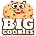 thumbnail image 1 of SignMission D-DC-24 Big Cookies19 24 in. Big Cookies Decal Concession Stand Food Truck Sticker, 1 of 1