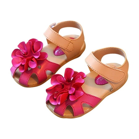 

Penkiiy Baby Girls Boys Children s Beach Shoes Soft Sole Toe Crash Sandals Roman Sandals Toddler Sandals Wonder 3 Years Hot Pink On Clearance