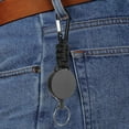 thumbnail image 4 of MesaSe 2Pcs Key Chains With Carabiner 60cm Extendable Steel Wire Multifunctional Extendible ID Holder Outdoor Anti-lost Retractable Keychain, 4 of 6