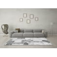thumbnail image 3 of Ahgly Company Indoor Square Patchwork Gray Transitional Area Rugs, 5' Square, 3 of 4