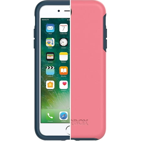 OtterBox Symmetry Series Case for iPhone SE (2020), 8 and 7, Pink Blue