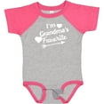 thumbnail image 3 of Inktastic I'm Grandma's Favorite with Arrow and Hearts Boys or Girls Baby Bodysuit, 3 of 5