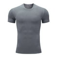 thumbnail image 4 of Youthup Men's Slim Fit Moisture-Wicking Quick-Dry Stretch T-Shirt 3-Pack, 100% Polyester High-Elastic Gym Shirt for Workout & Casual, 4 of 14